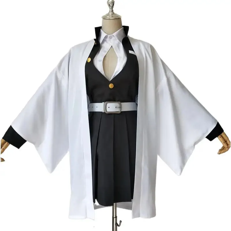 

2025 ♥ New Anime Kimono Kanroji Mitsuri Cosplay Full Set Wig Halloween Carnival Costume for Women Girl Clothes Adult Kids ☆★