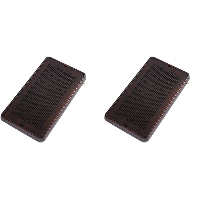 

ABYN-2X Bamboo Tea Tray Bamboo Chinese Gongfu Tea Tray Water Storage Bamboo Tea Table Vintage Tea Set