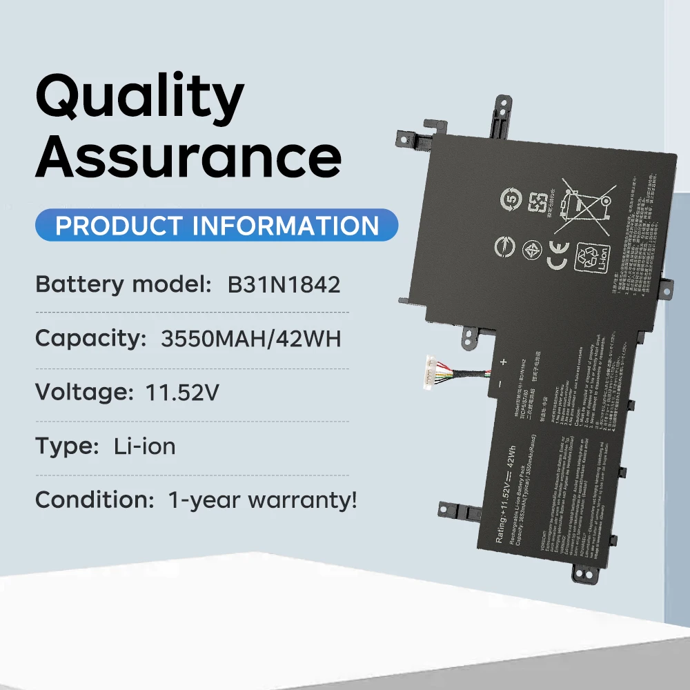 BGBT B31N1842 Laptop Battery For ASUS VivoBook 15 2019-2023 F513EA K513E KM513UA M513IA S513EA S531F S533UA X513EA V5050E 42Wh 3