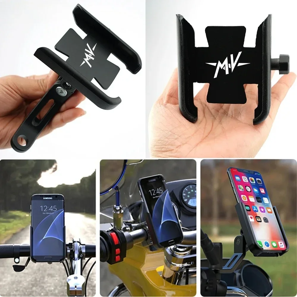 

For MV Agusta F3 675 800 Brutale 800 1000 Turismo Veloce RC Motorcycle Aluminum Handlebar Mobile Phone Holder GPS Stand Bracket
