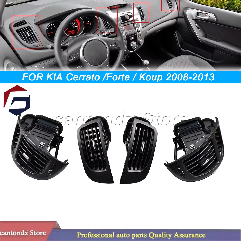 For Kia Koup Forte Cerato 2008-2013 Air conditioning front air outlet center Air Vents Grille Plate Panel Car Accessories Kit
