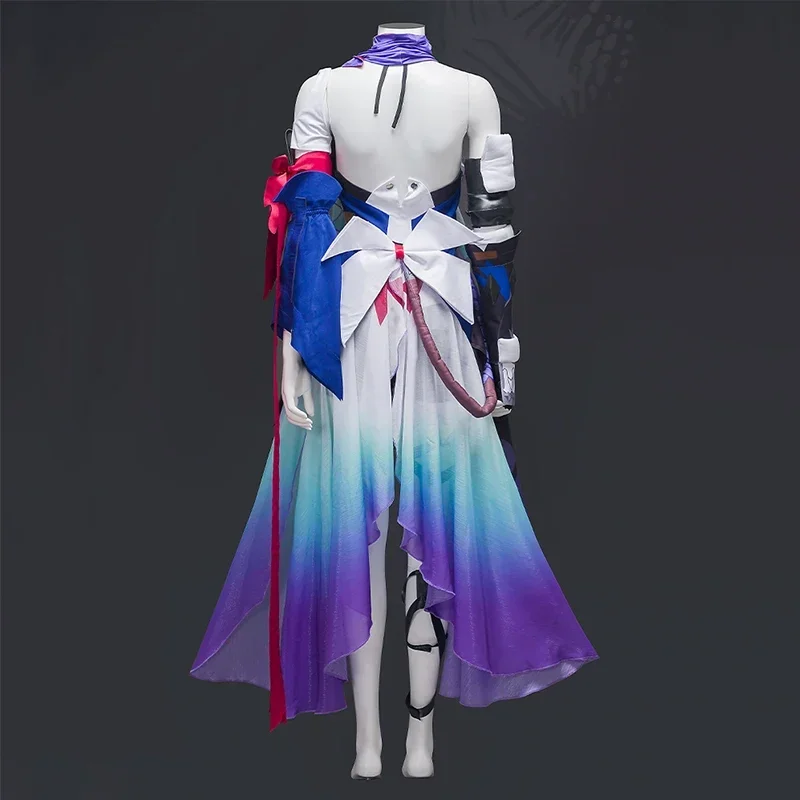 Seele Cosplay Costume Game Honkai Star Rail Belobog Babochka Seele Purple Dress Suit Halloween Party Role Play Outfit