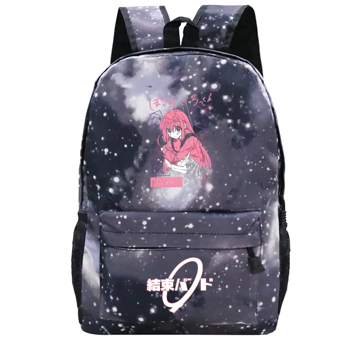 อะนิเมะผู้หญิงผู้ชายกระเป๋าเป้สะพายหลัง Bocchi The Rock Hitori Goto แนวโน้มขนาดใหญ่ความจุกระเป๋านักเรียนการ์ตูนเด็กชายหญิงเก็บไหล่กระเป๋า