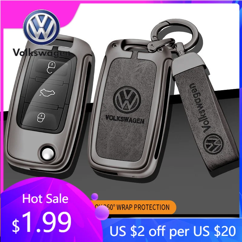 

Защитный чехол для автомобильных ключей из цинкового сплава для Volkswagen VW Polo Tiguan Golf Jetta Beetle Eos Scirocco Up Transporte
