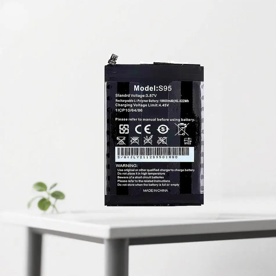 

High-Capacity WP16 S95 Reliable Replacement Mobile Phone Battery 10600Mah For Oukitel