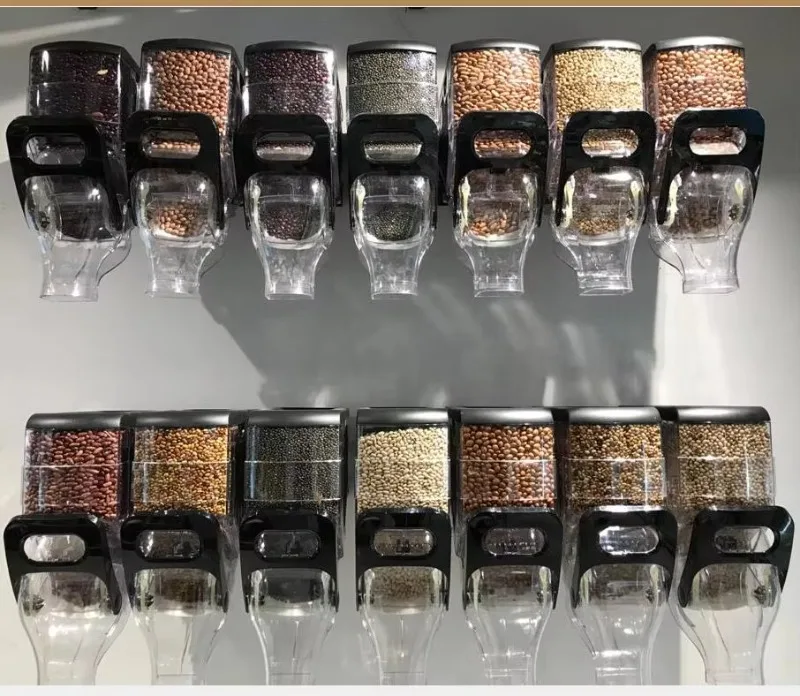 Food Grade  Wall Mounted Gravity Silo Grain Bulk Food Coffee Bean Snack Dispenser Professional