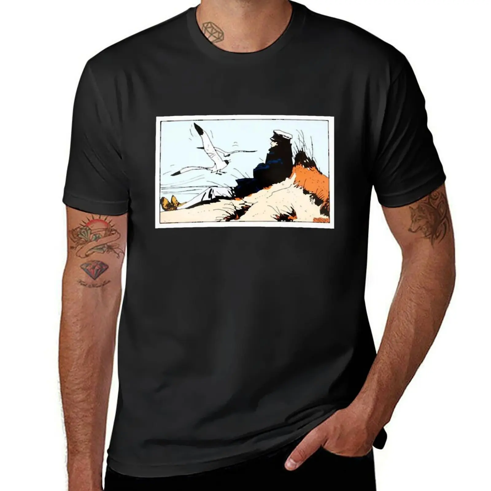 Corto Maltese T-Shirt baggy shirts cheap stuff men clothes