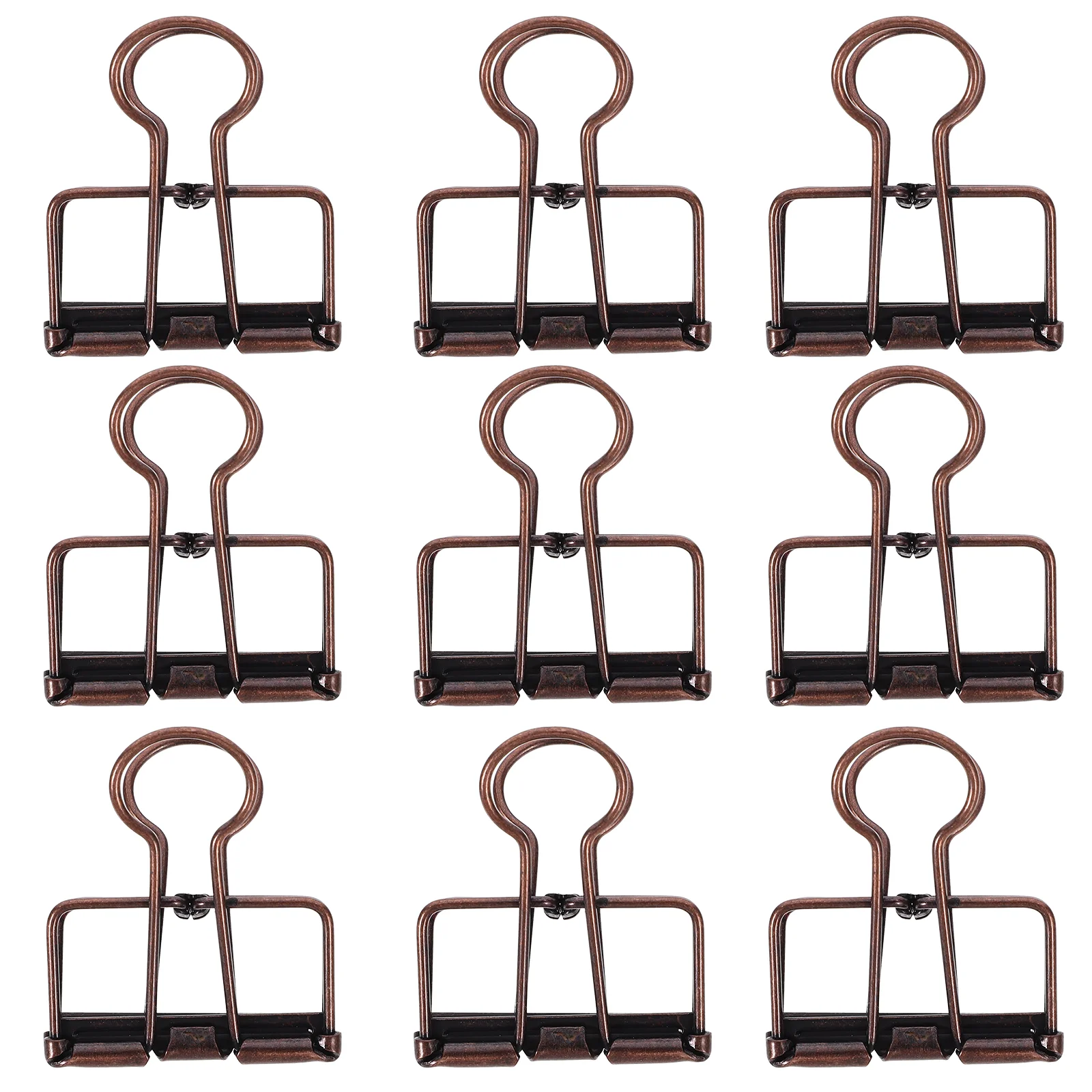 

10 Pcs Metal Document Book Binder Clip Office Clips Paper Household Home Vintage Alloy
