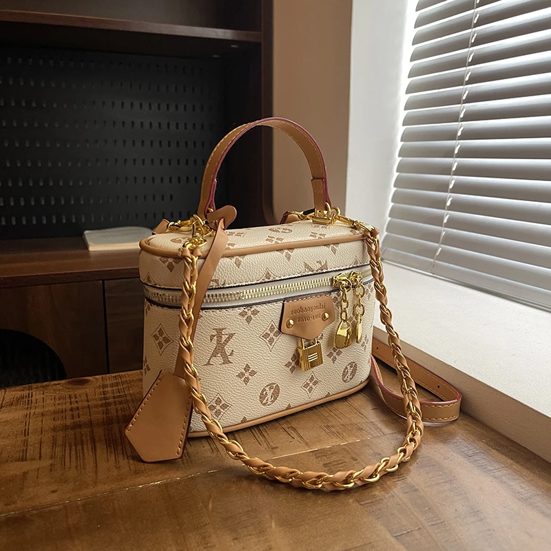 Damska skórzana torebka na ramię Popularna klasyczna elegancka marka luksusowa znany projektant z wieloma kieszeniami