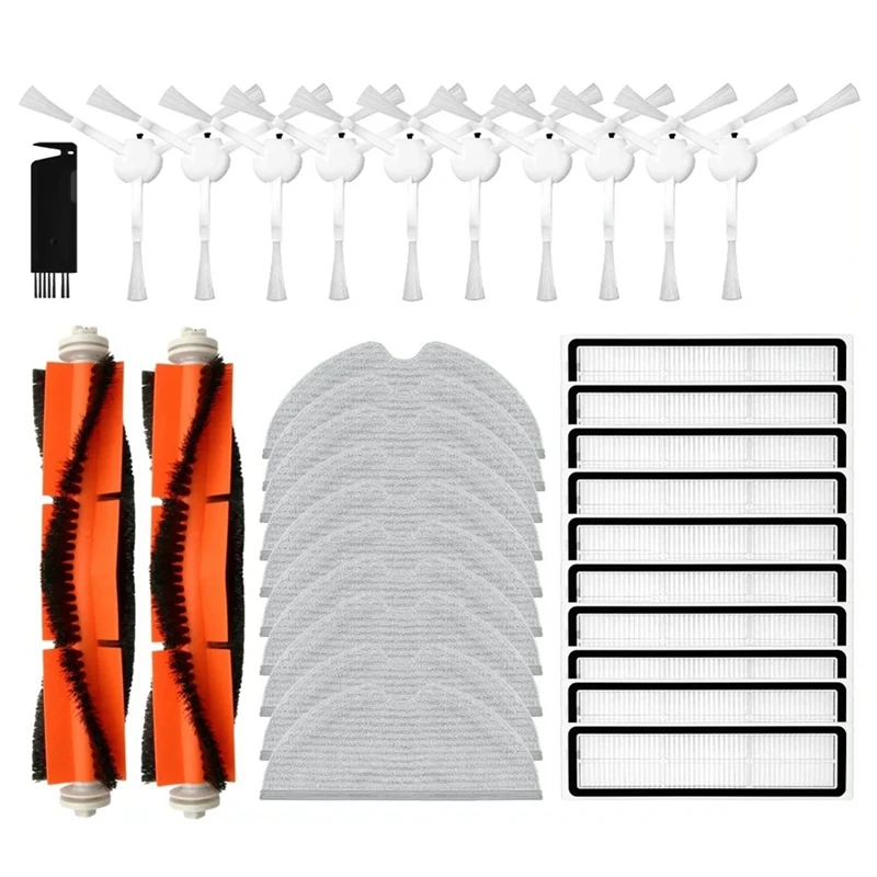 Comprehensive Maintenance Kit For Dreame Bot D9, D9 Max, L10 Pro, Trouver LDS Finder: Side Brushes, Hepa Filters, And Mop Cloth