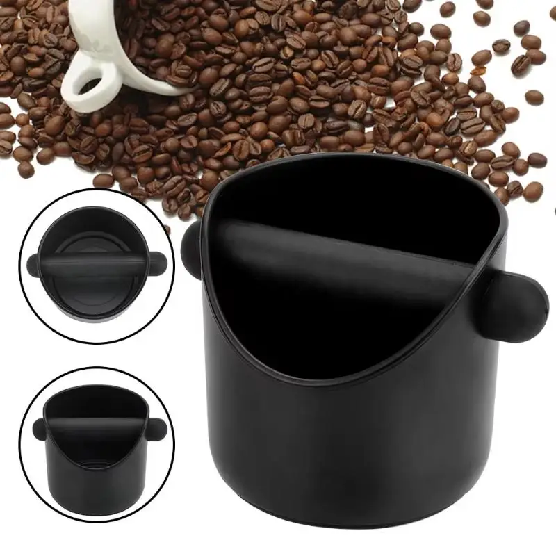 Coffee Knock Box Espresso Grounds Container Anti Slip Dump Bin For Coffee Shop Barista Accessories Cafe Grind Tools