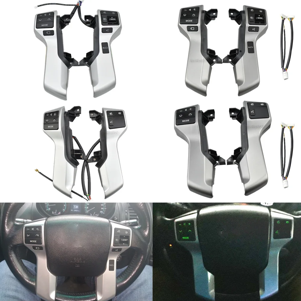 

Steering Wheel Combination Control Switch 84250-60160 84250-60180 For Toyota Land Cruiser Prado 150 GRJ150 KDJ150 Car styling