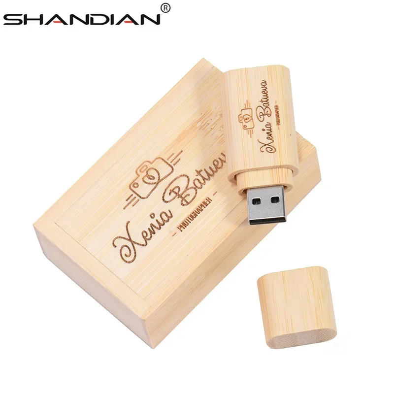 

USB-флеш-накопитель SHANDIAN деревянный в коробке, 4-64 Гб