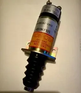 24v Fuel Stop Solenoid 1502-24c6u1b2s1a Fit for Cummins Woodward Lister Perkins Petter