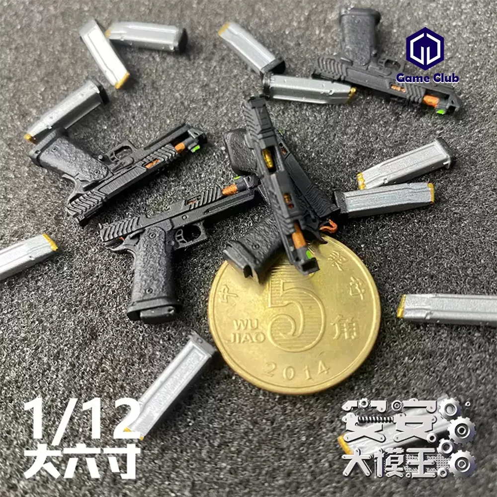 TR1 AR-15 1/12 3D Resin Fast Pursuit 2 Detachable Rifle Gun Magazine Weapon Scene Props For 6in Mezco HASUKI Action Figure Model