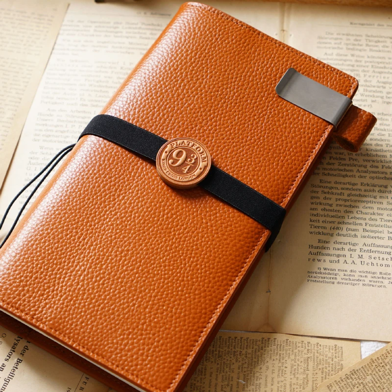 Fromthenon Genuine Leather 9 3/4 Journal Notebook Bandage Elastic Storage Band for Travelers Notebooks Weeks Planner Accessories