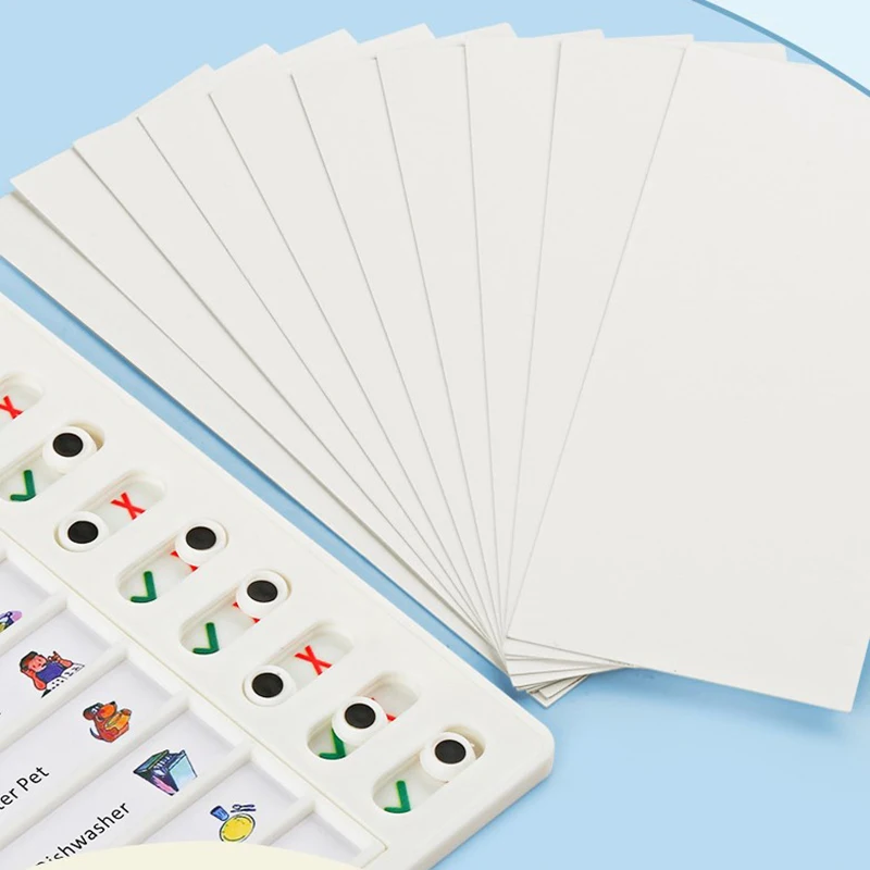 Children's Daily Task Planning Board Wall Hanging Memo Plastic Board Multi Purpose Student Task Boards Detachable