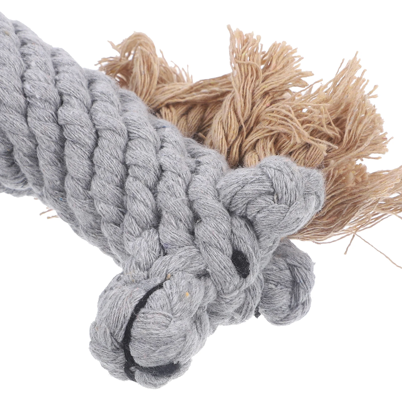 

Cotton Rope Horse Shaped Dog Molar Handmade Chew Squeaky Interactive Puppy Teething Grinding Plaything For Small Medium