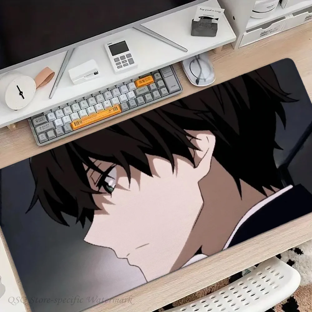 Oreki Houtarou Mousepad Mouse Mat Desk Mat With Pad Gaming Accessories Prime Gaming XXL Keyboard Pad Padding Mat