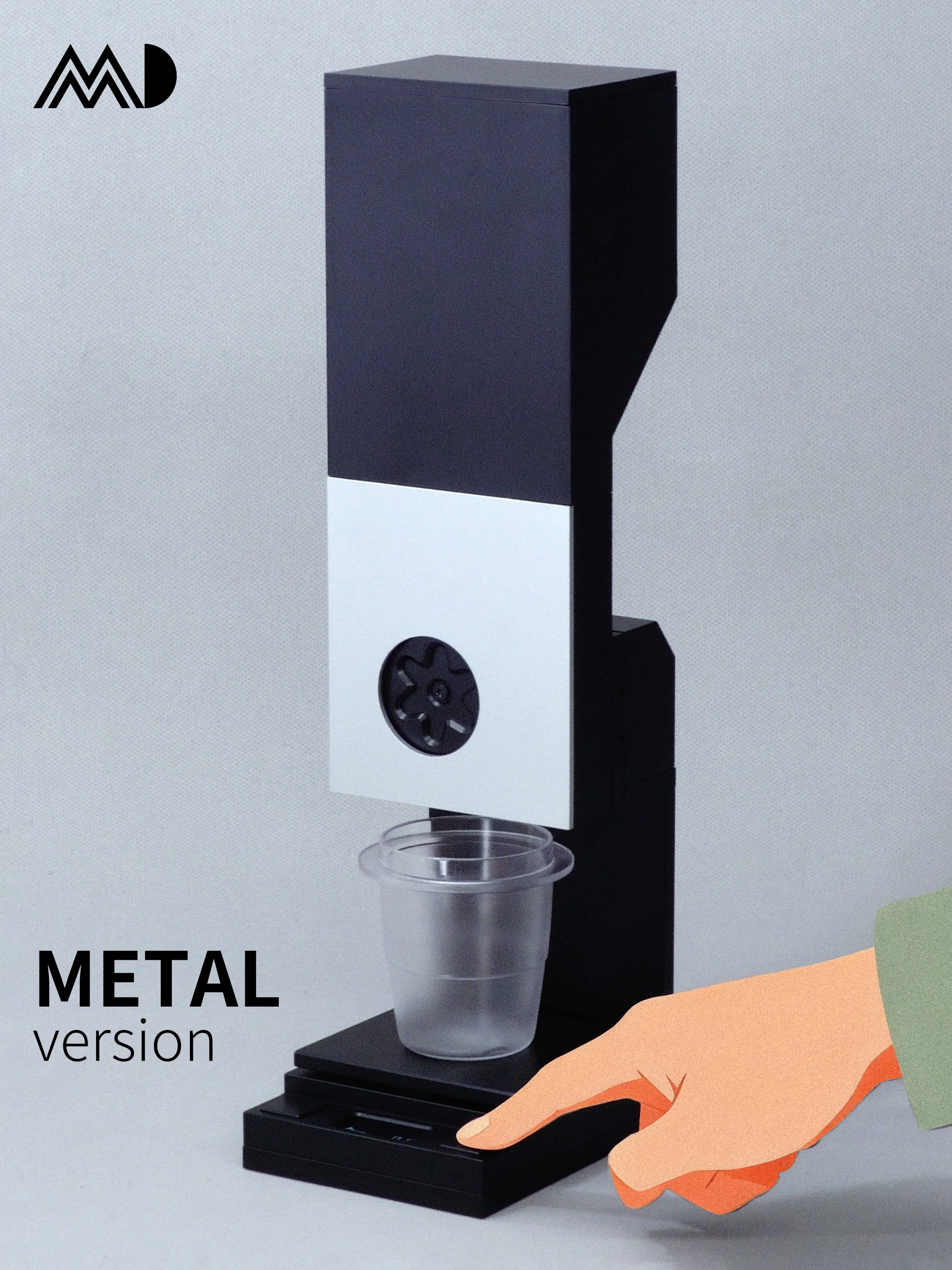 Dosificador de granos de café de precisión MD-1 METAL, herramienta dosificadora de café MADBALL para espresso y pour over