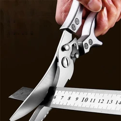 Professional Chicken Bone Scissors Stainless Steel Meat Fish Vegetables Kitchen Shears Cutter Ultra Sharp Kitchen Scissors