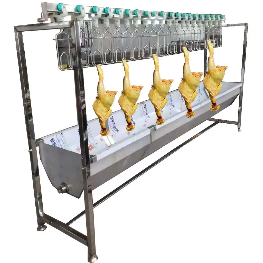 Abattoir Poultry Slaughter Equipment/ Capacity 200-500pcs Slaughterhouse Chicken Slaughtering Line/slaughter Convey Machine