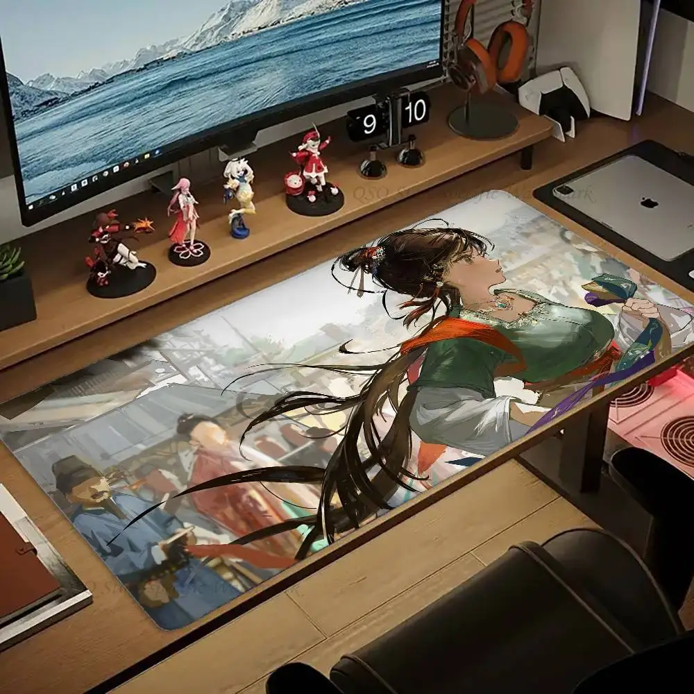 Jiu Niangzi Anime Game Reverse 1999 Mousepad Non-slip Suitable For Office Computers Laptops E-sports Game Desk Mats XXL Keyboard