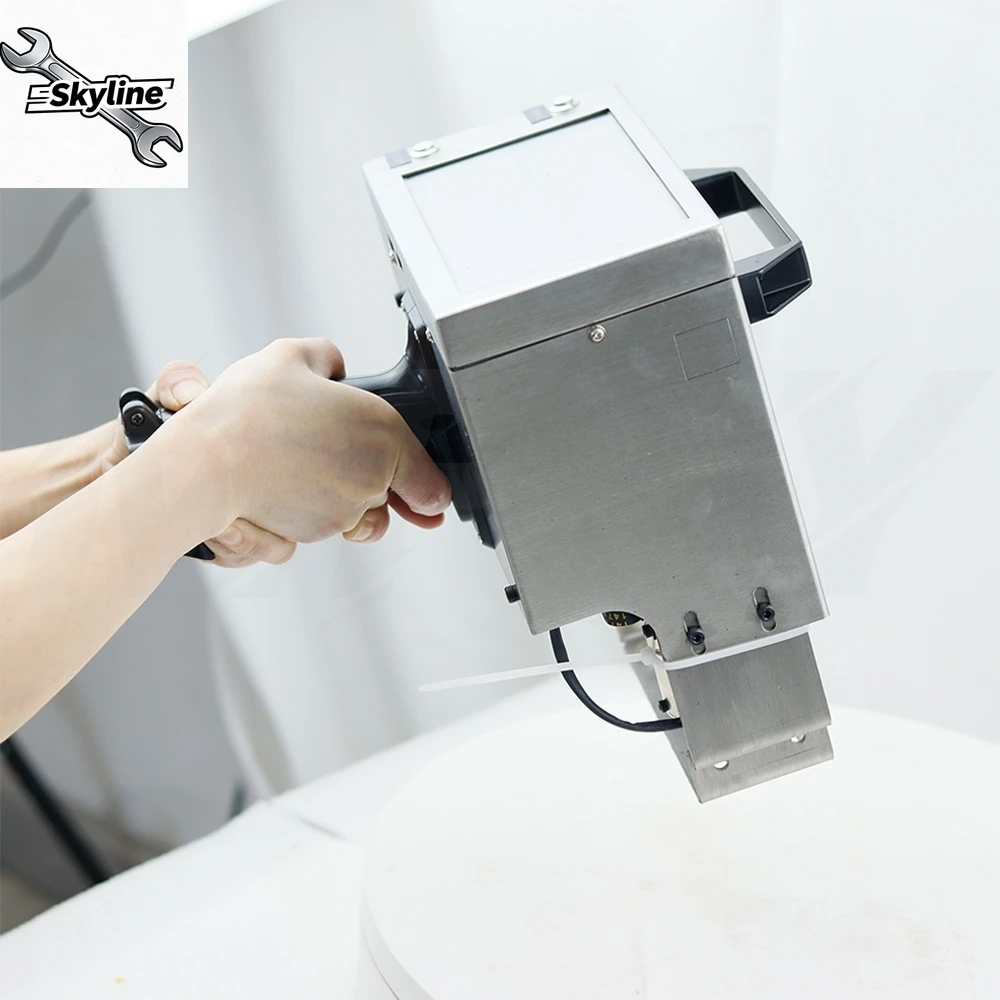 Portable Engraving Pneumatic Marking Machine 120x30 160x90 140x40mm Touch Screen For Nameplate Cylinder Number Frame Chassis