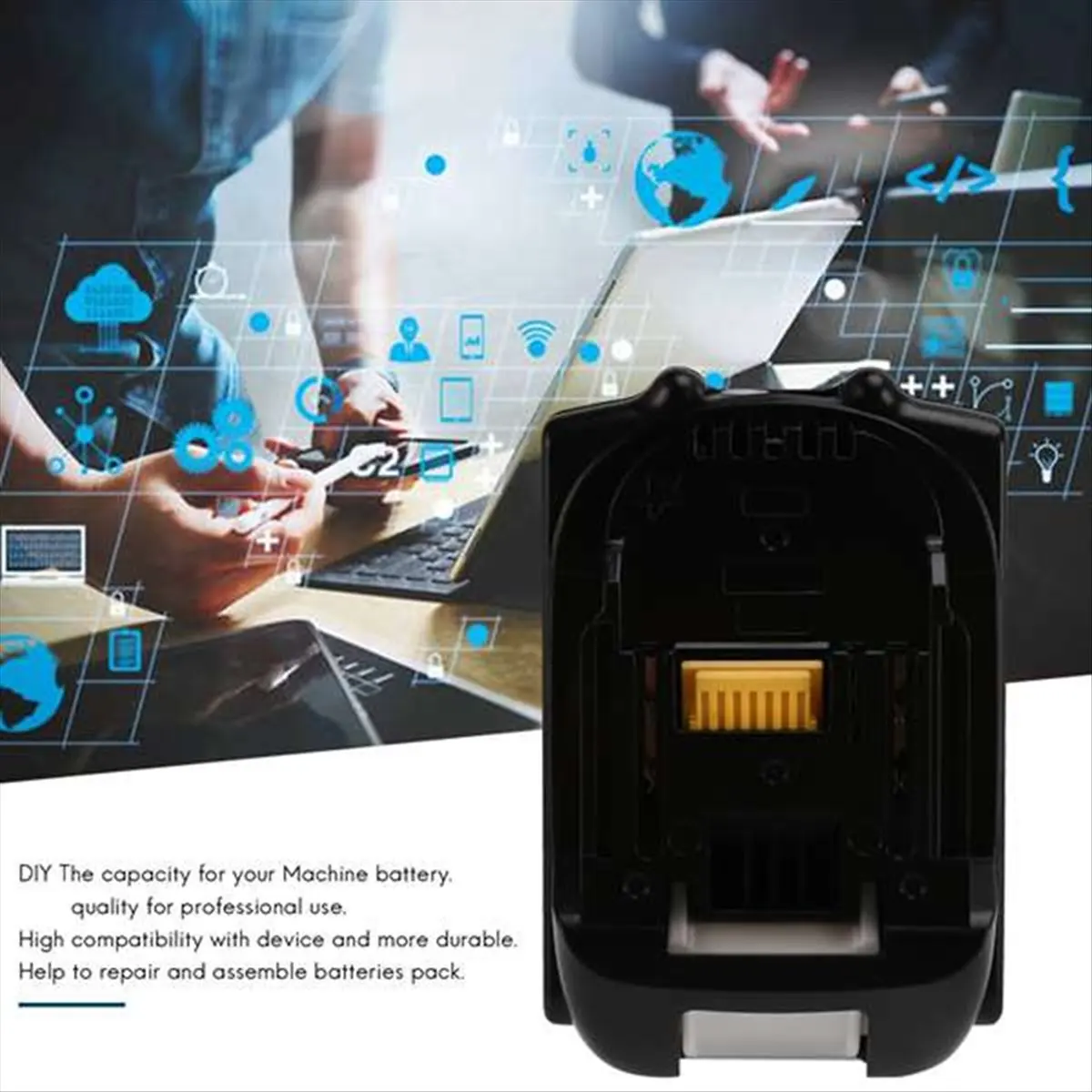 A23PBG Plastic Case Nesting Single Cell Protection Detection Protection Board for Makita 18V Battery BL1840 BL1850 BL1830