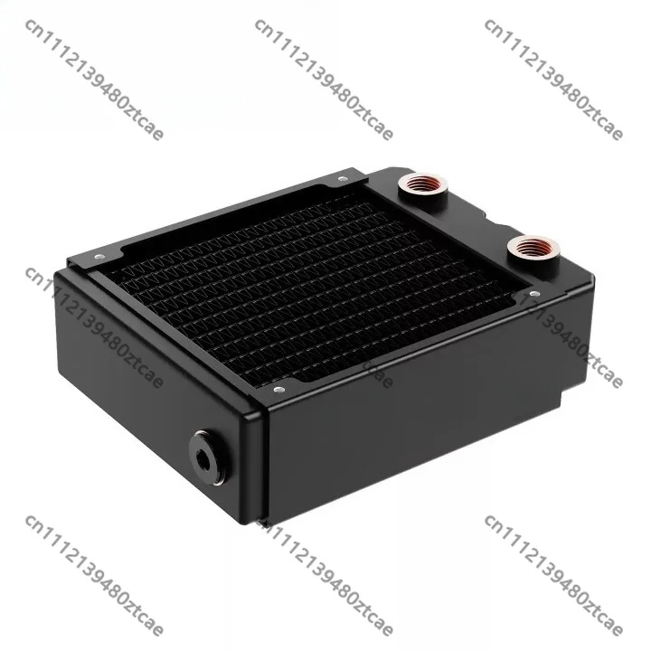2‑Layer 45MM Thick Copper Water Cooling Radiator 5‑Hole For PC Cooling