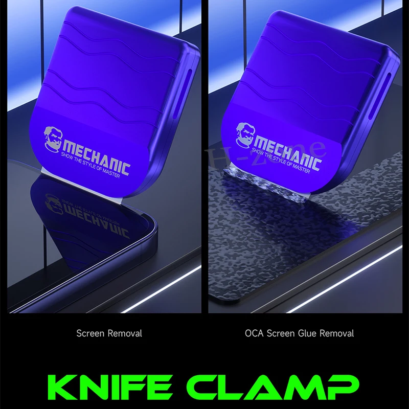 ميكانيكي ماج برو شفرة ذات حواف مزدوجة لإزالة الغراء للهاتف المحمول LCD مقبض مغناطيسي OCA أداة فتح شاشة إزالة الغراء
