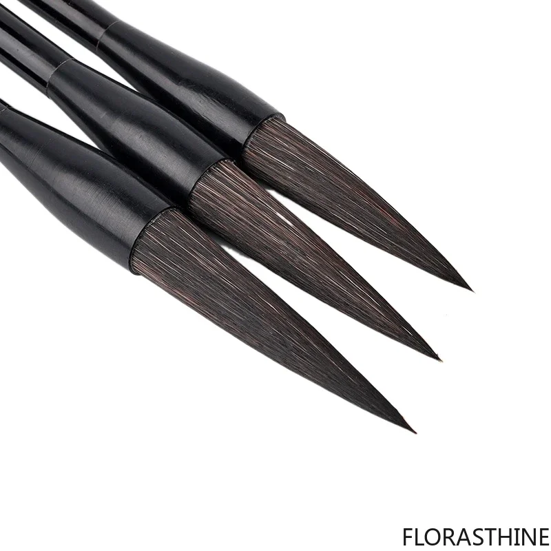 Chinese Calligraphy Drawing Brush Pen Mouse Whiskers Hair Brush Script Regular Running Script Couplets Writing Tinta China