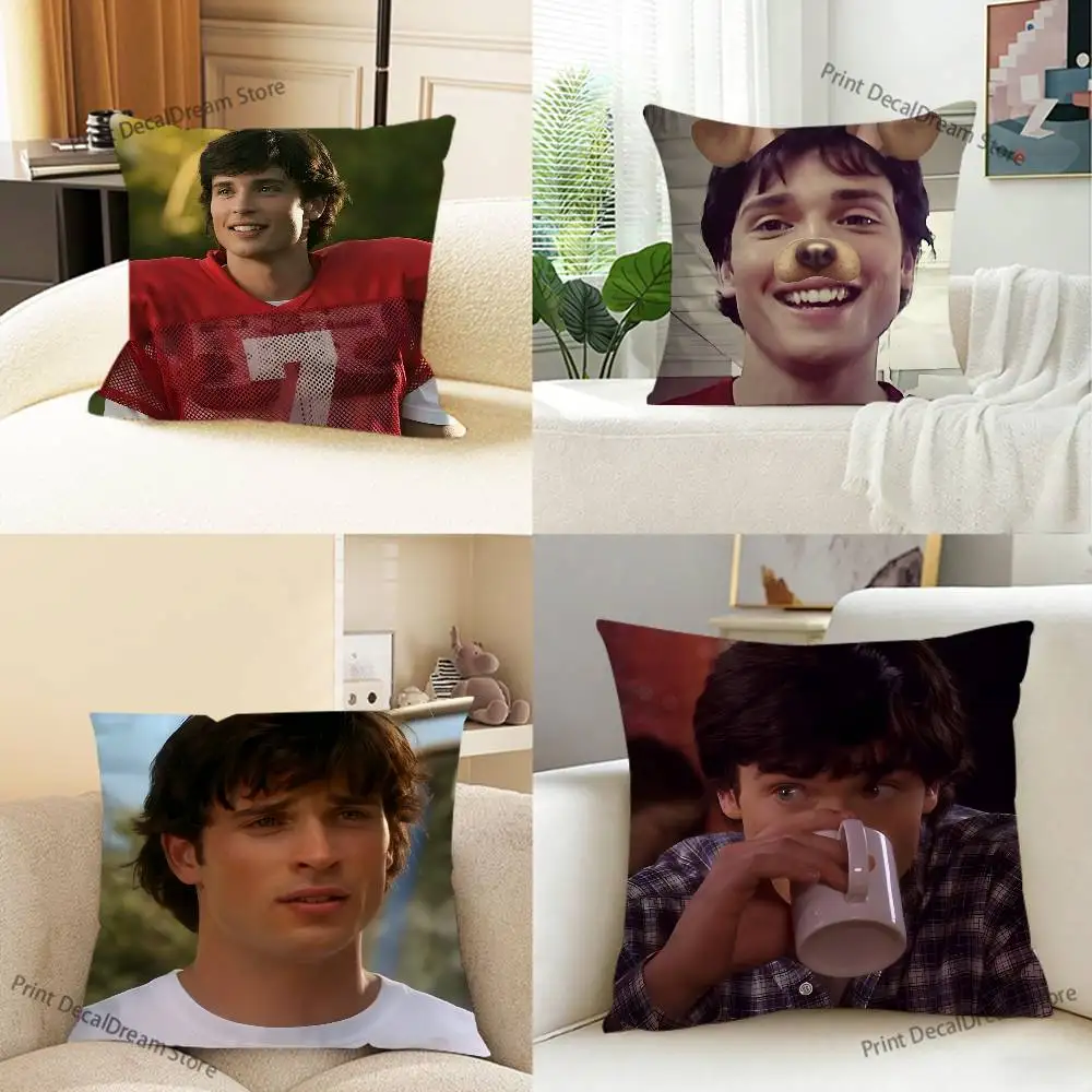 T-Tom Welling Cushion For Bedroom Car Coffee Shop Room and Living Room Sofa Decorative Pillow Cover Case