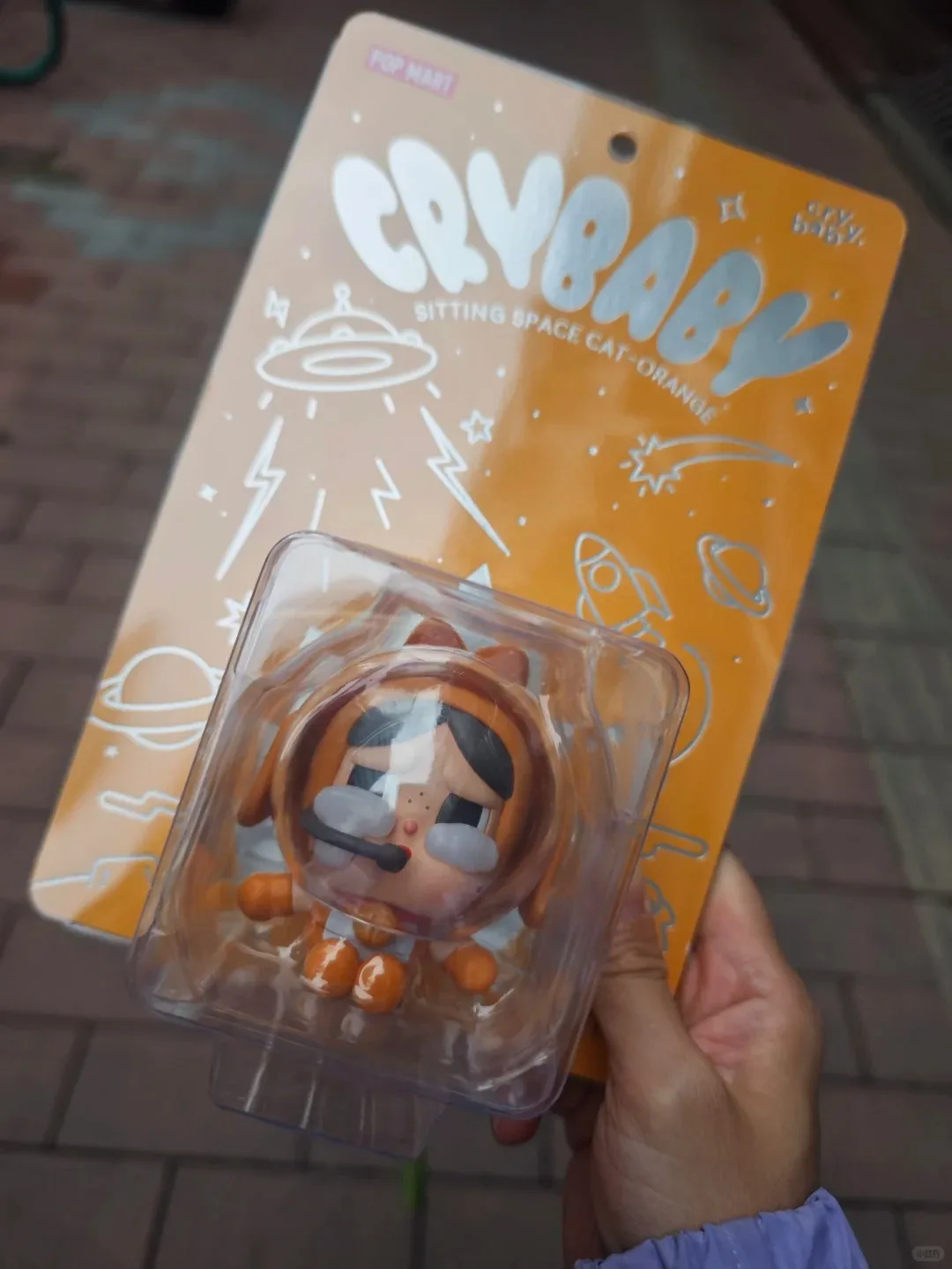 

POP Mart CryBaby Astronaut Cat: Модная коллекционная фигурка-сюрприз, милая и интересная игрушка, подарок на день рождения, в наличии