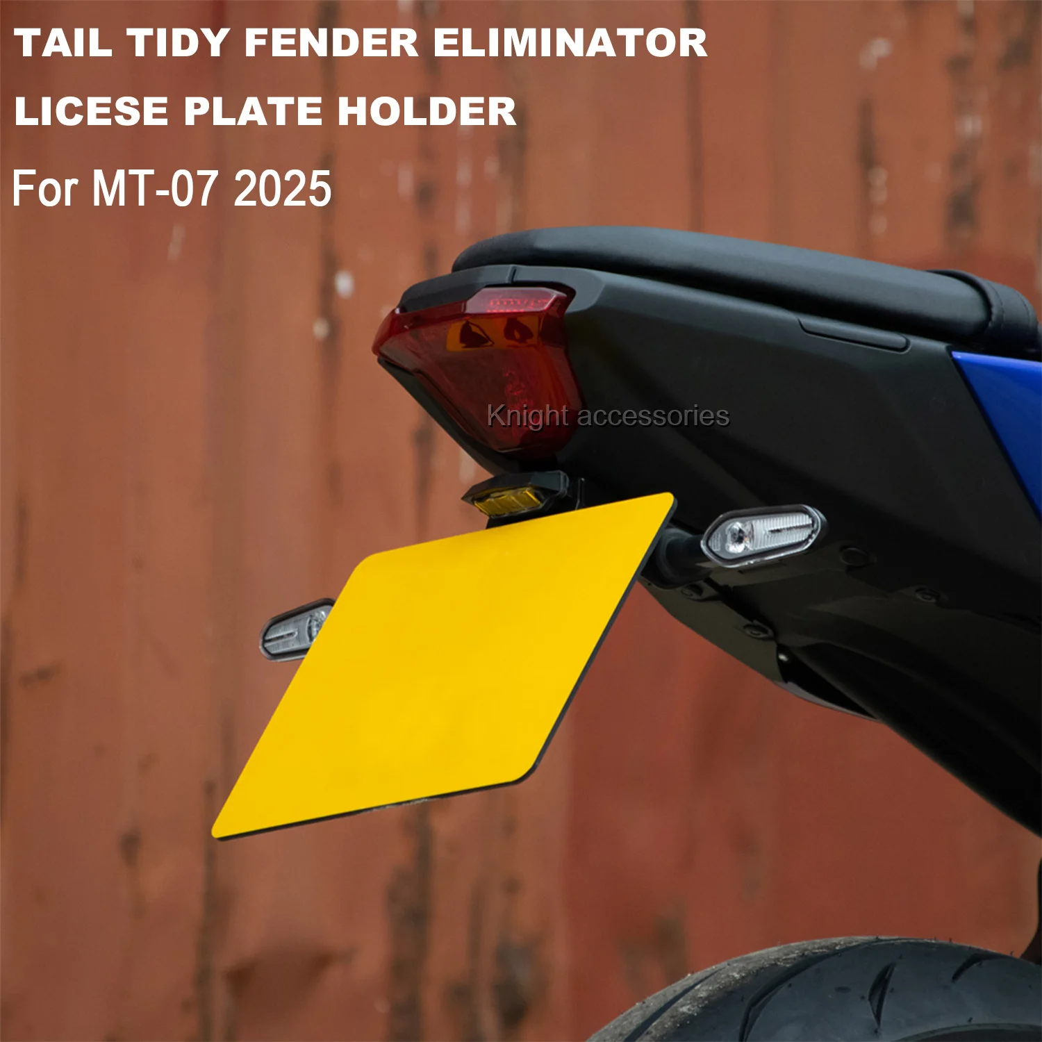 

For MT-07 MT 07 MT07 mt07 2025 Motorcycle Rear License Plate Holder Bracket Tail Tidy Fender Eliminator CNC Aluminum New