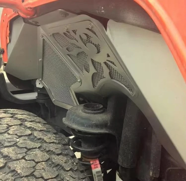 For Wrangler JK 2007-2017 Aluminum Alloy Front Inner Fender Kit