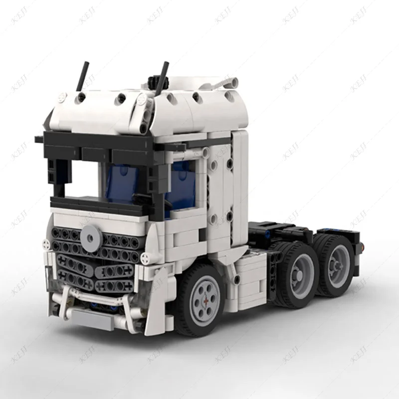 KEJI MOC 4x2 Truck 6x2 Tractor Unit Engineering Vehicle Model Building Blocks Bricks Kits Kids Toys for Children Boys Gifts