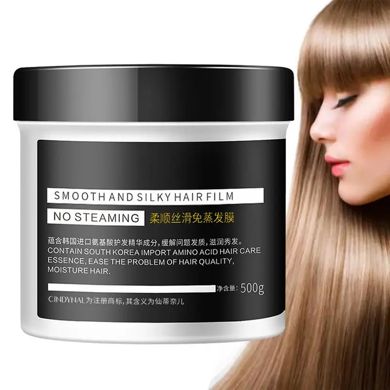 

Moisturizing Hair Masque Smoothing Non Steam Hair Film Portable Hair film Gentle Hair care Products All Hair Types Hair Masque