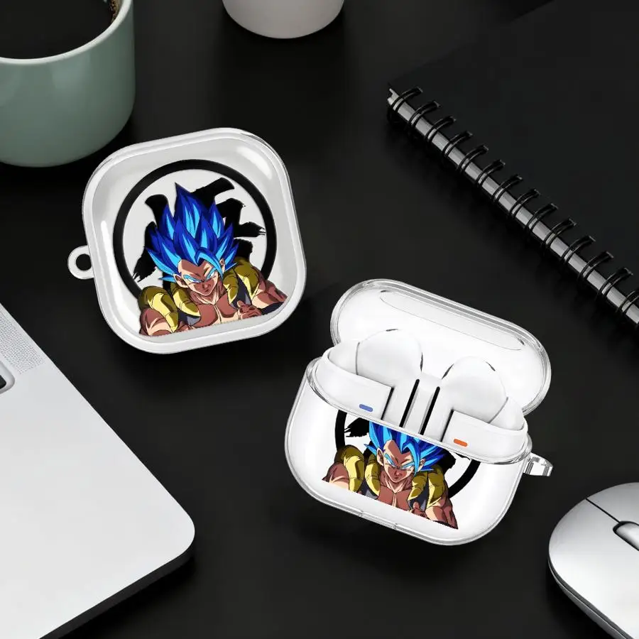 

Clear Earphone Cases Cover With Hook Case For Samsung Galaxy Buds 4Pro 4 Pro 2Pro 3Pro 2 Live 3 FE S-Son Gokus And Vegetas