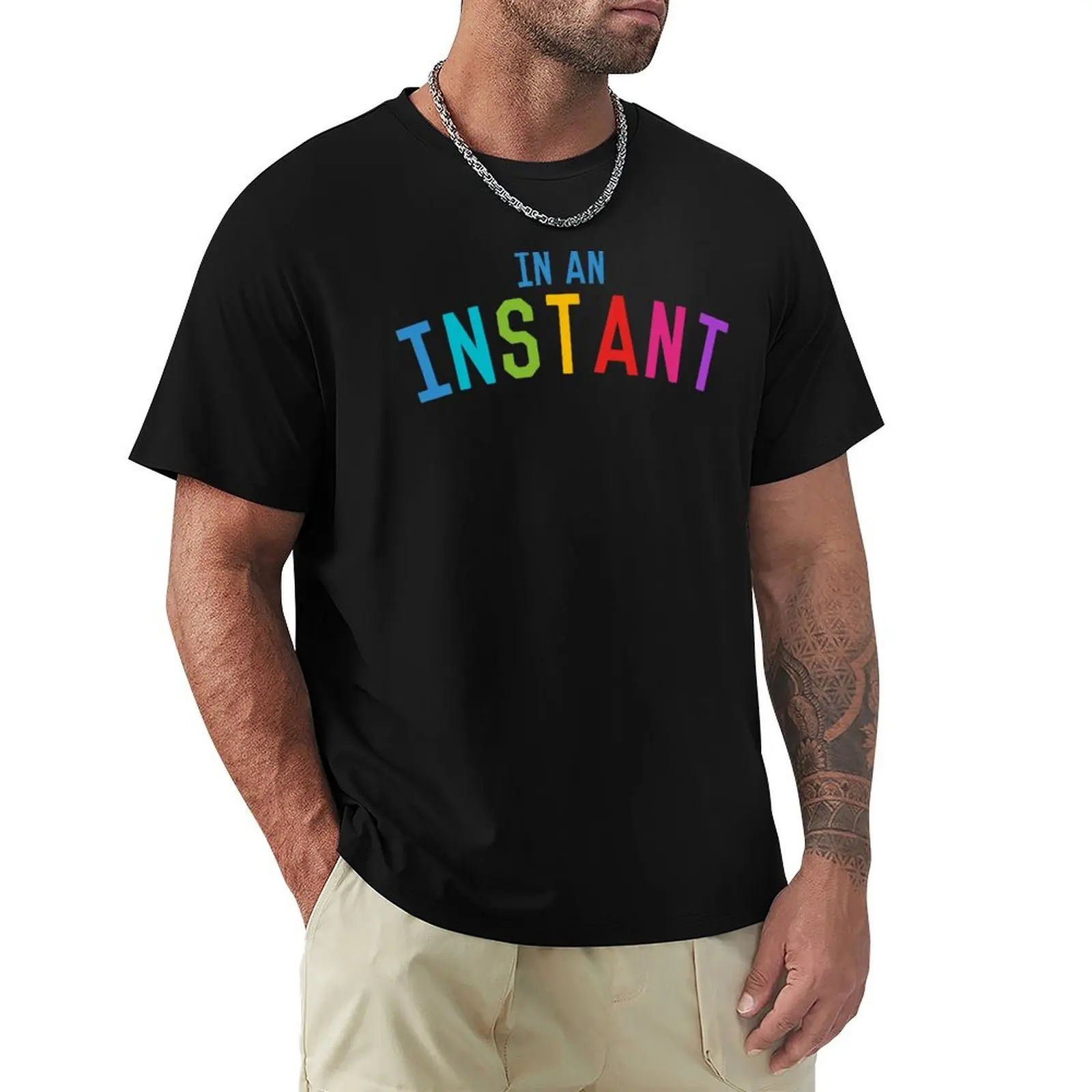 Instant Shirt T-Shirt man t shirts high quality luxury brand T-Shirt