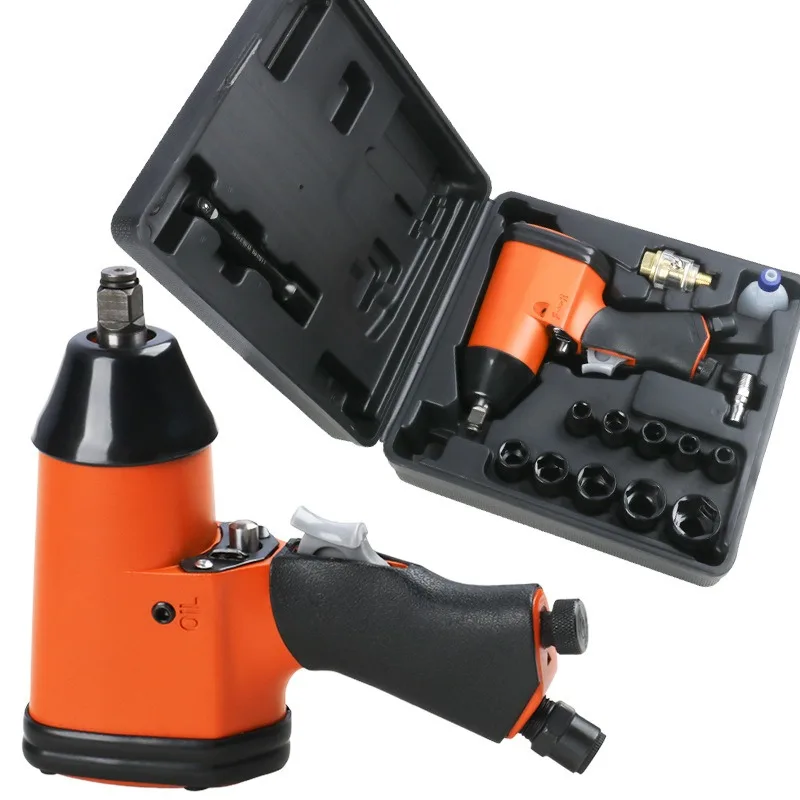 1/2 Inch Drive Single Hammer Air Impact Wrench, Pneumatic Impact Wrench for Automobile Maintenance