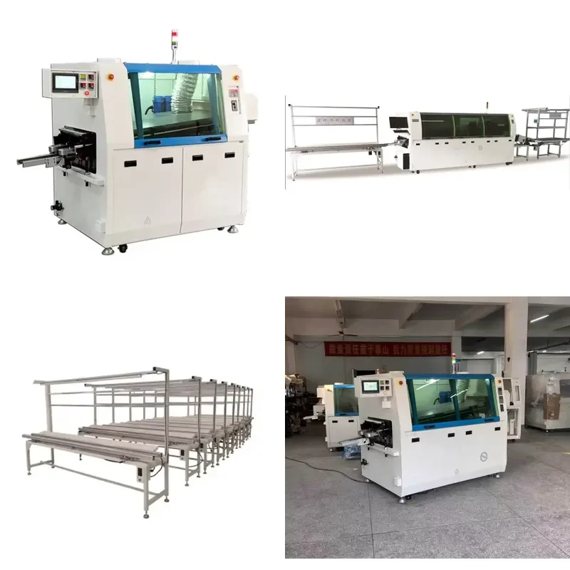 CE Certified Automatic Wave Soldering Machine Eco Friendly PCB Assembly Equipment for Electronics Factory Production Line
