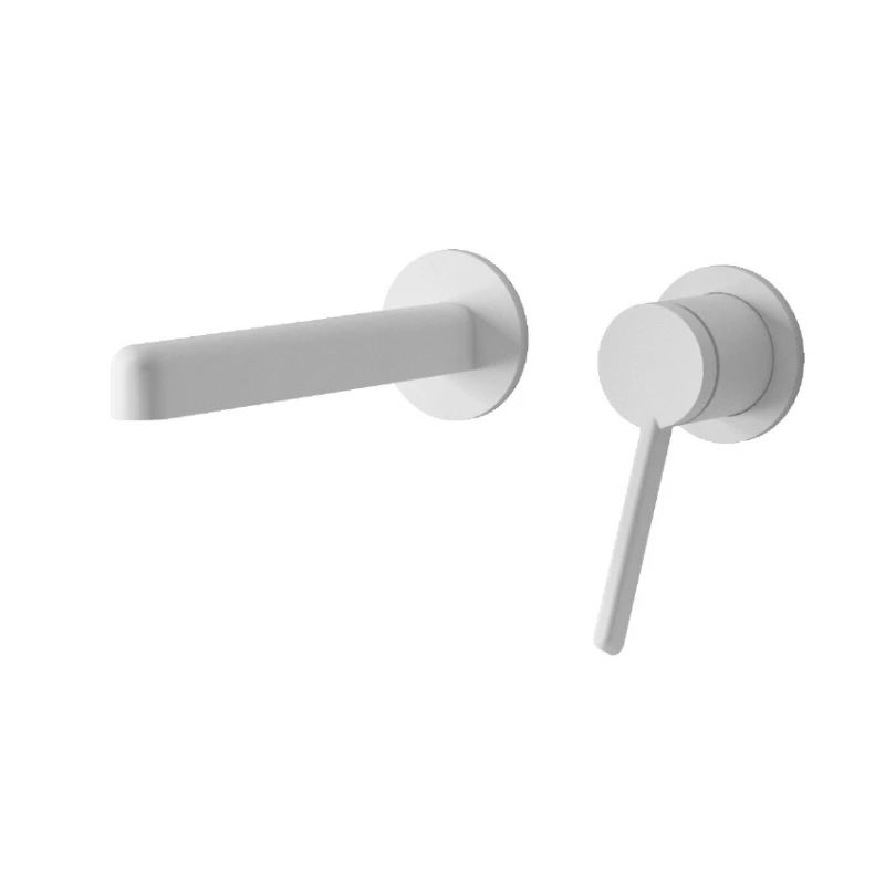 

Minimalist all-copper concealed pre-embedded wall faucet, hot and cold water hand wash basin wall