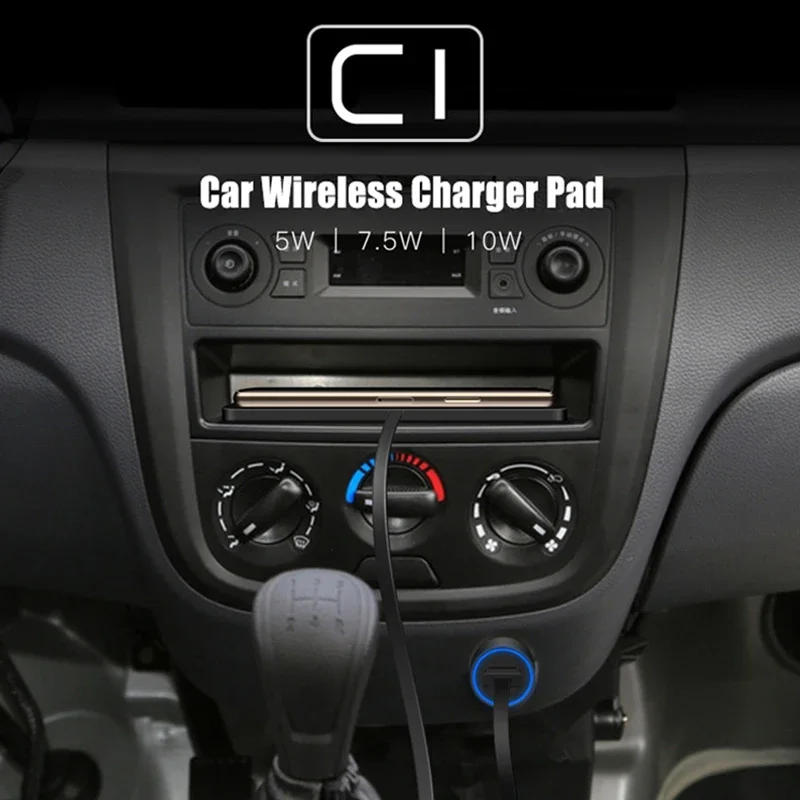 10W Car Wireless Charer Pad Silicone for Samsung Galaxy S20 S10 Note 10 Wireless Fast Charging for iPhone 11 Pro Xs Max 8 Plus