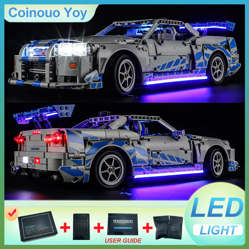 

ЛЕГКА для LEGO 42210, блок для технической скоростной спортивной машины, игрушка «сделай сам» (модель без блоков, только светодиодный светильник), набор светильников, подарок для ребенка