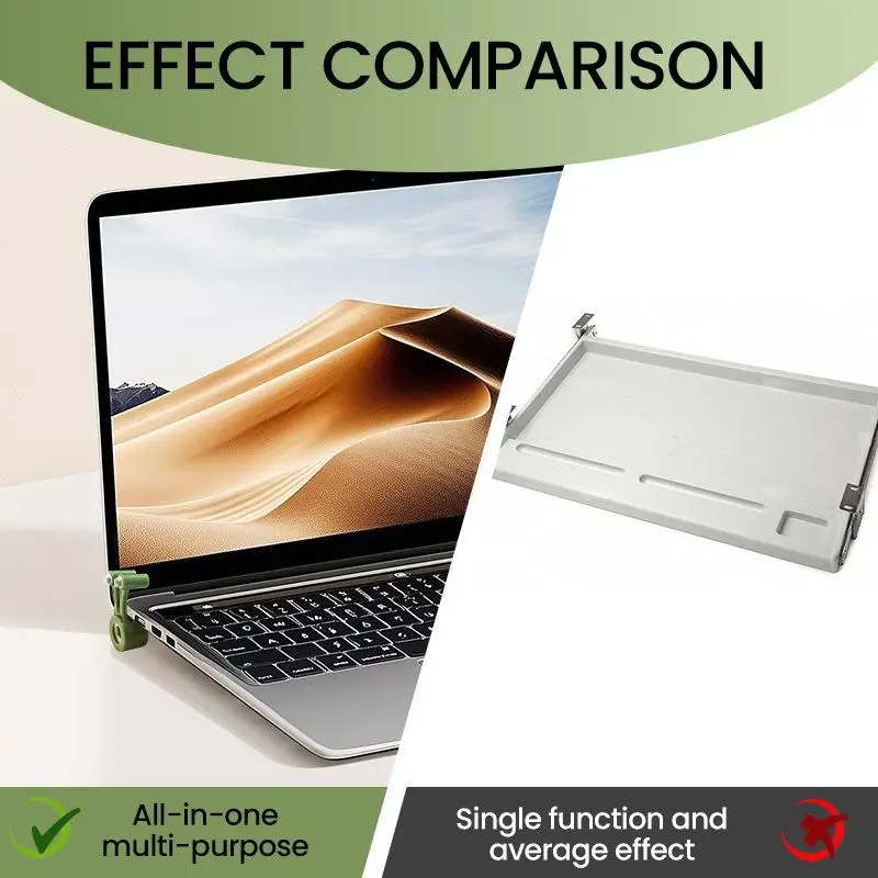 1/2PCS Plastic Computer Cooling Bracket Fixed Design Multifunctional Book Flipping Holder Snail Shape Monitor Display Bracket