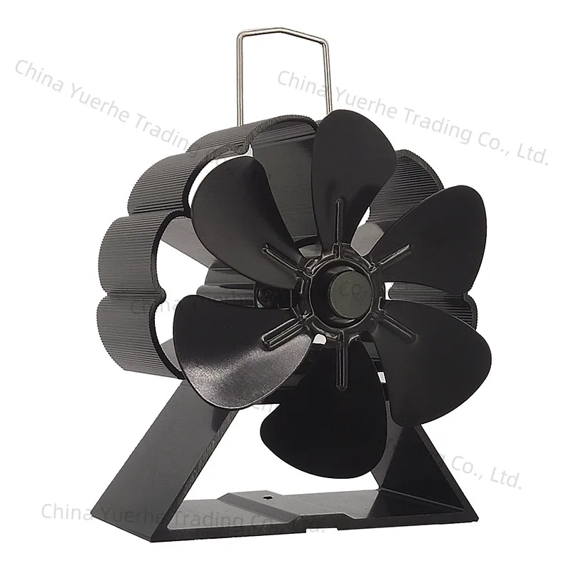 

Wood burning real fire fireplace fan Aluminum alloy portable thermal power fan Mini fireplace fan