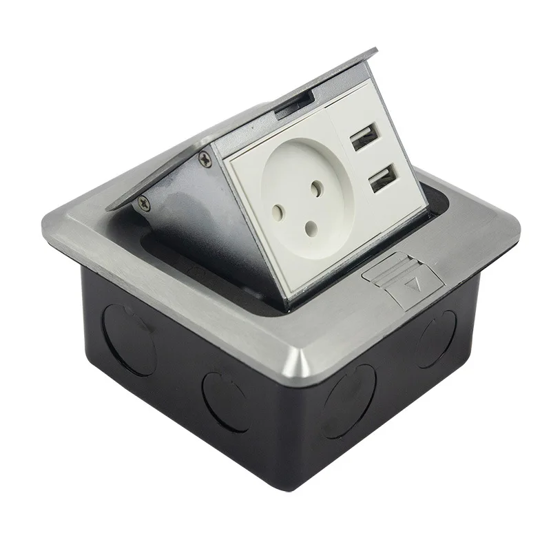 

Floor Electrical Outlet Pop Up Kitchen Countertop Waterproof Sockets