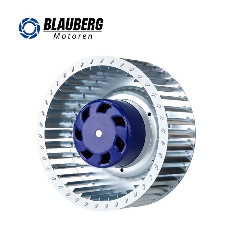 160mm Aluminum Blade IP55 Waterproof Duct Fan Industrial Centrifugal Radial Ventilation EC Motor OEM 2 Years Warranty