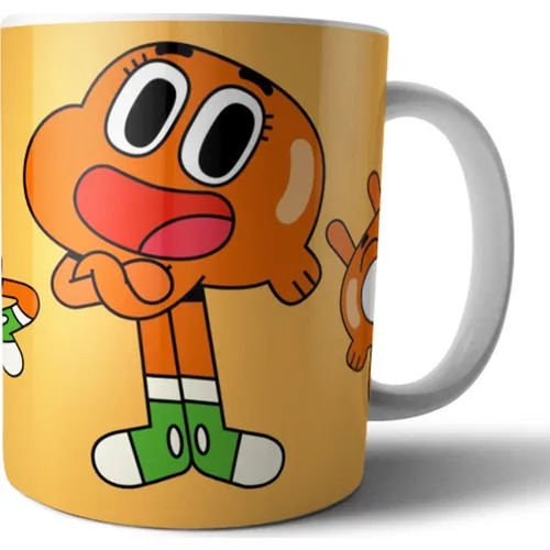 Pixxa Gumball - Darwin Mug Cup. Gift, Home, Office, Tea and Coffee Glass Beverage Cup, Glassware.